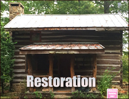 Historic Log Cabin Restoration  Tazewell County, Virginia